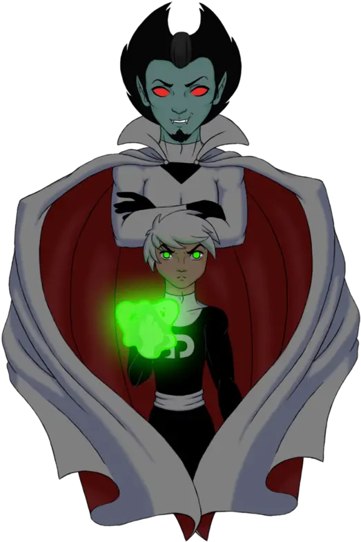 Download Hd Danny Phantom Vlad Vlad Transparent Png Image Danny X Vlad Danny Phantom Png