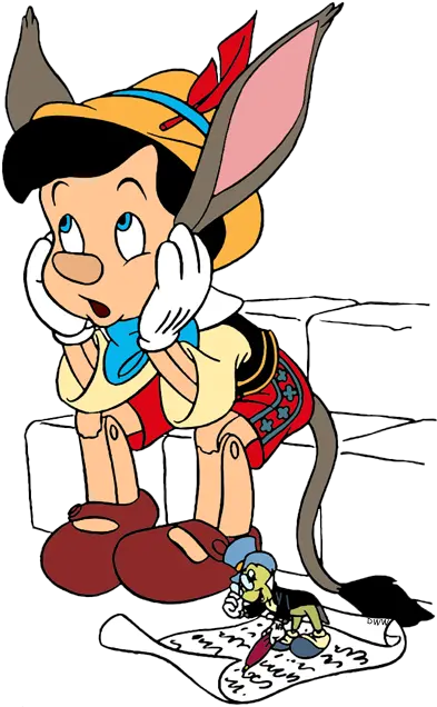 Pinocchio And Jiminy Cricket Clip Art Disney Galore Cartoon Png Pinocchio Png