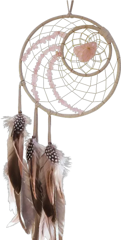 Dream Catcher Woodland Dc W Rose Quartz Rose Quartz Dream Catcher Png Dream Catcher Png