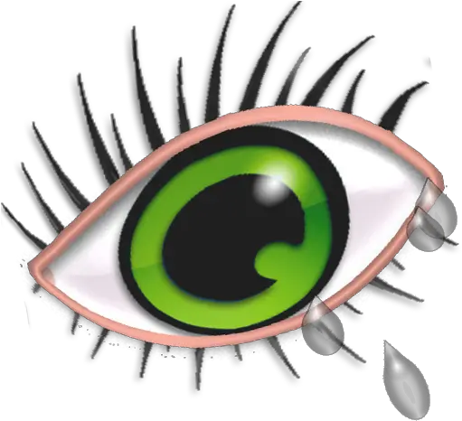 Eye Png Crying Ojo Con Pestaña Emoji Crying Eyes Png