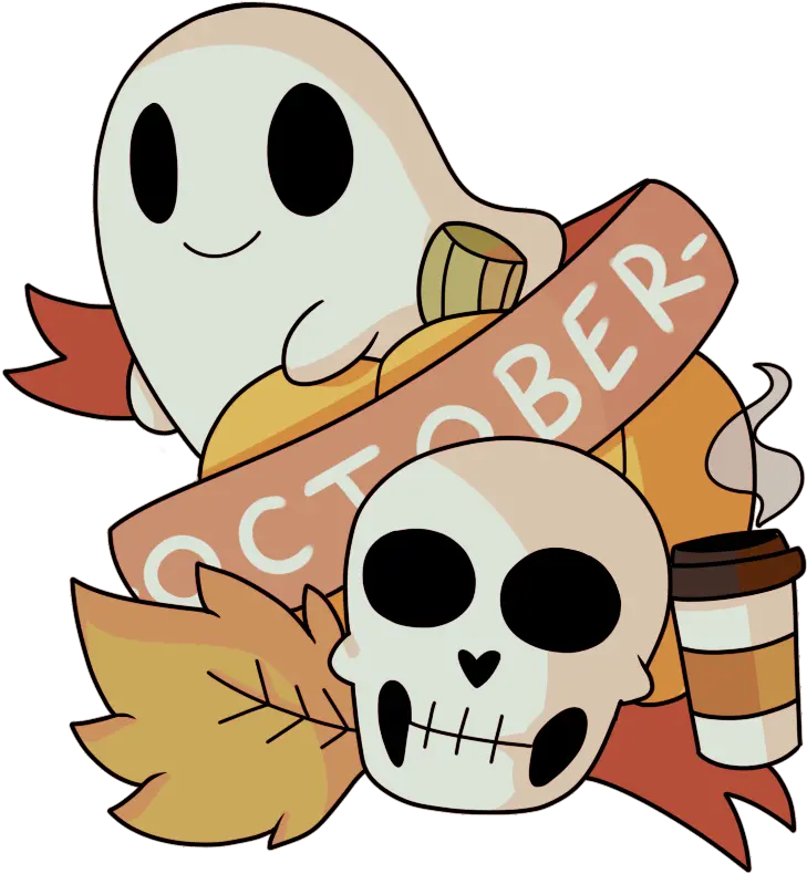 Design Orange Halloween Tattoo Skeletons Fall Autumn Pumpkin And Skeleton S Png Tattoo Png Tumblr