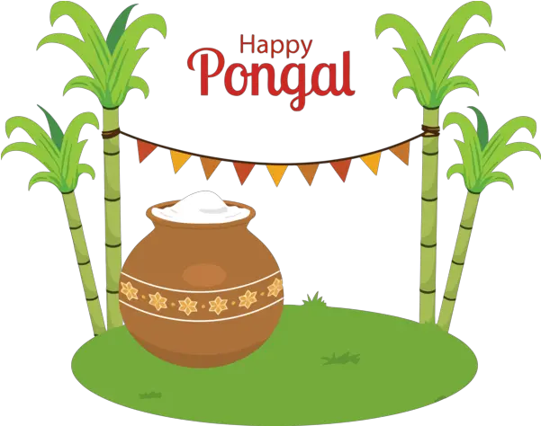 Palm Tree For Thai Pongal Transparent Happy Pongal Png Palm Trees Transparent