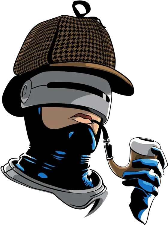 Sherlock Holmes And The Robocop Case Sherlock Holmes Robot Robot Sherlock Holmes Png Pope Hat Png