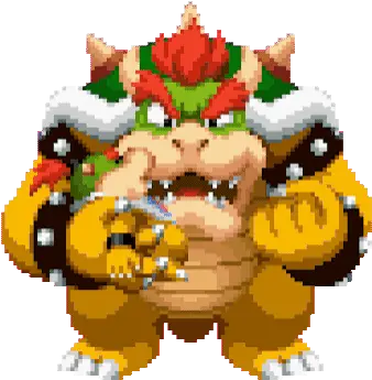 Top Bowser Castle Stickers For Android Bowser Screaming Png Bowser Transparent