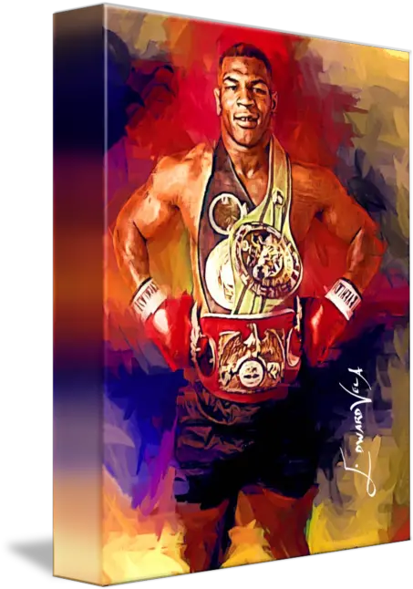 Mike Tyson Wall Art By Edward Vela Fist Png Mike Tyson Png