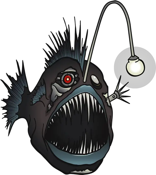 Angler Fish Transparent Background Full Size Png Download Angler Fish Transparent Background Fish Transparent Background