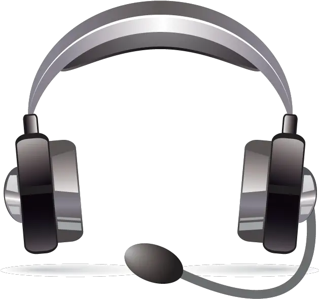 Vector Black Headphones Png Download Vector Headphones Vector Png