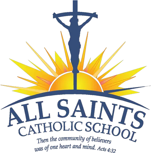 Logo U2013 All Saints Catholic School Graphic Design School Png Saints Logo Png