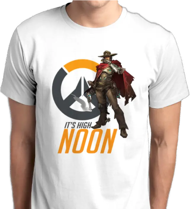 Overwatch Mccree Its High Noon 2 T Overwatch T Shirt One Shot One Kill Png Mccree Png