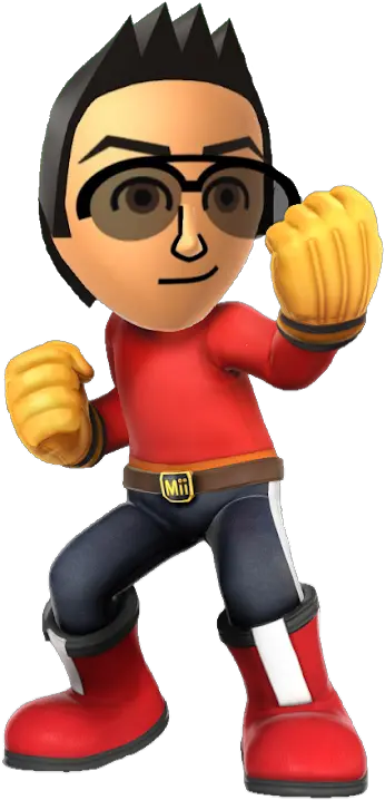 Download Mii Fighter Full Size Png Image Pngkit Smash Bros T Pose Fighter Png