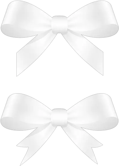 Pin White Bow Png Present Bow Png