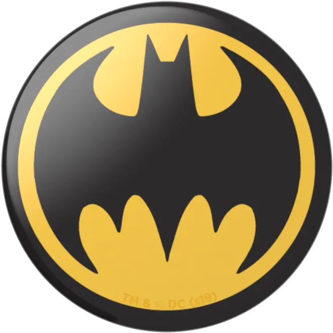 Popsocket Dc Comics Batman Bat Logo In Glossy Print Logo Batman 3d Png Pictures Of Batman Logo