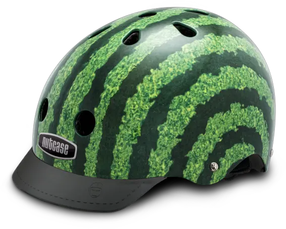 Watermelonhelmet U2013 Nutcase Helmets Little Nutty Boy Helmets Png Watermelon Transparent Background