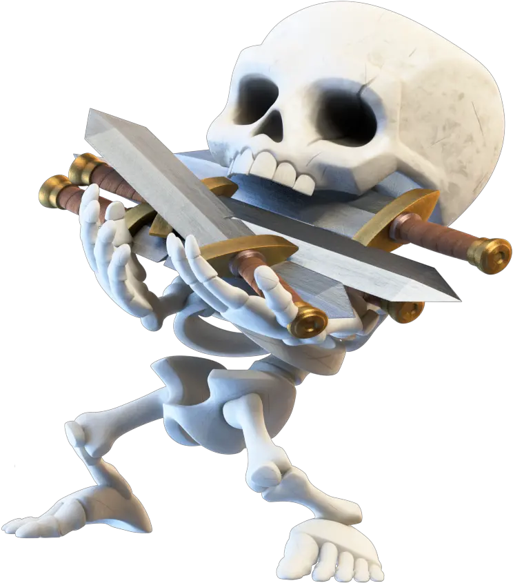 Download Skeleton Clash Of Figurine Royale Clans Android Hq Transparent Background Clash Royale Png Clash Png