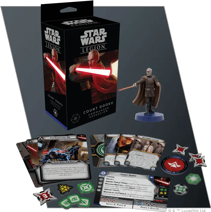 Star Wars Legion Star Wars Legion Count Dooku Png Count Dooku Png