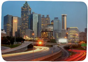 Atlanta Skyline Bath Mat U2022 Pixers We Live To Change Atlanta Png Atlanta Skyline Png