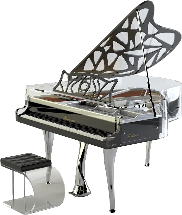 Bluthner Lucid Pianos For Sale In Miami Euro Baby Grand Piano Colors Png Piano Transparent