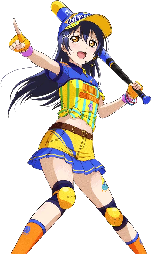 Fan Edit Trying To Make Baseball Umi Look Good R Love Live Umi Baseball Png Rin Hoshizora Icon