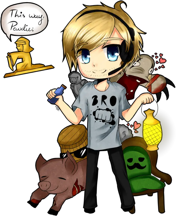 My Favs Pewdiepie Fan Art Unisex Boys Girls Pewdiepie Pewdiepie Fan Art 2013 Png Pewdiepie Png