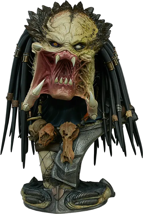 Alien Vs Predator Requiem Wolf Predator Legendary Scale Bust International Exclusive Black Friday Deal Predator Wolf Png Alien Vs Predator Logo