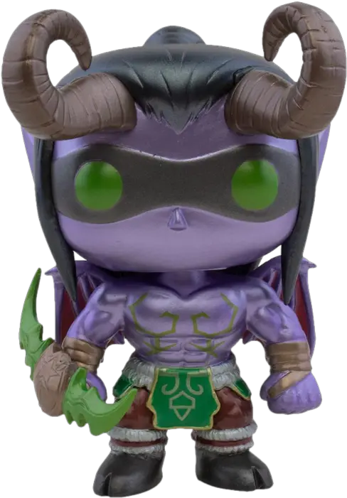 World Of Warcraft Illidan Blizzard 30th Anniversary Funko Pop Illidan Png Blizzard Entertainment Icon