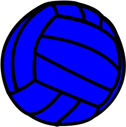 Blue Volleyball Clip Art Circle Png Download Circle Volleyball Transparent