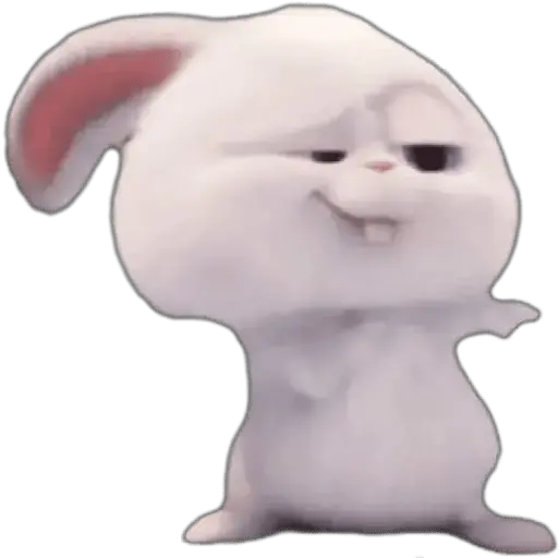 Snowball Snowball Rabbit Sticker Png Snowball Png