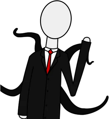 Slender Man Png Slender Man Cartoon White Background Slender Man Png