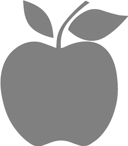 Gray Apple 2 Icon Free Gray Fruit Icons Apple Fruit Icon Black Png Fruit Icon Png