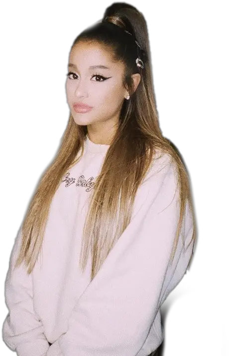 Ariana Grande Png Image Background Ariana Grande High Ponytail Ariana Grande Png