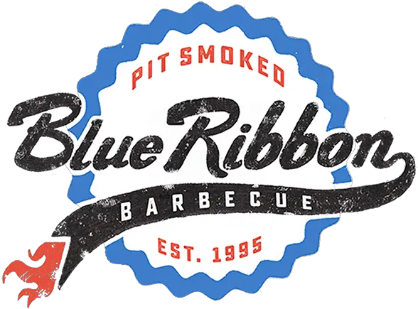 Blue Ribbon Bbq Newton Blue Ribbon Bbq Png Red Blue Ribbon Logo