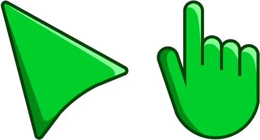 Green Cursor U2013 Custom Png Mouse Icon