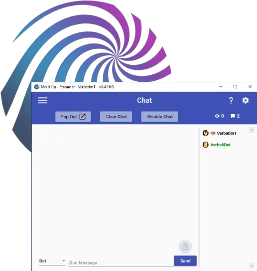Mix It Up A Fullfeatured Twitch Streaming Bot Vertical Png Streamers Transparent