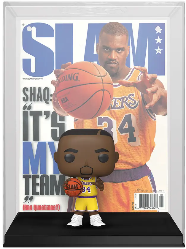 Shaquille Ou0027neal Slam Nba Cover Shaq Slam Funko Png Rap Icon Saves Nba Star