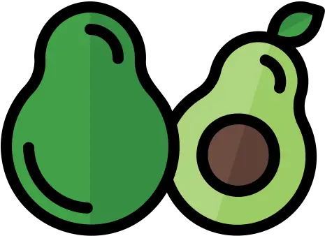 Food Fruit Vegetable Vegetarian Organic Avocado Free Fresh Png Avocado Icon