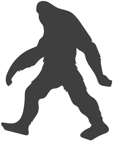 Monster Creature Beast Bigfoot Black Transparent Png U0026 Svg Transparent Bigfoot Png Beast Png