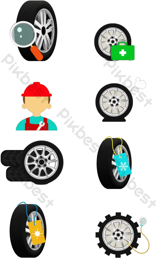 Car Repair Icon Set Png Images Psd Free Download Pikbest Chakras Vector Maintenance Icon