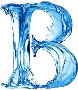 Letter B Png Water Alphabet Letters Png B Png