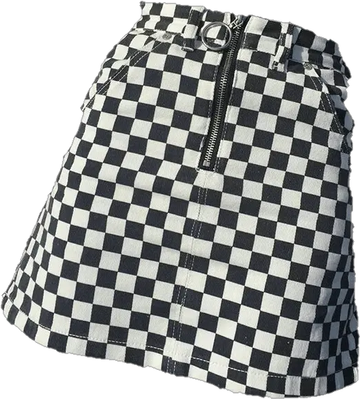 Freetoedit Checkered Skirt Clothes Niche Niche Meme Unif Checkered Skirt Png Skirt Png