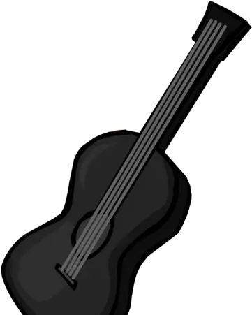 Black Acoustic Guitar Club Penguin Rewritten Wiki Fandom Png Electric Icon Cartoon