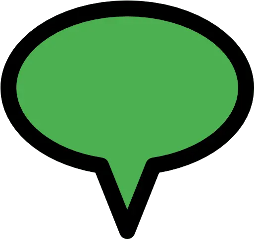 Free Icon Speech Bubble Balão De Conversa Verde Png Poi Icon