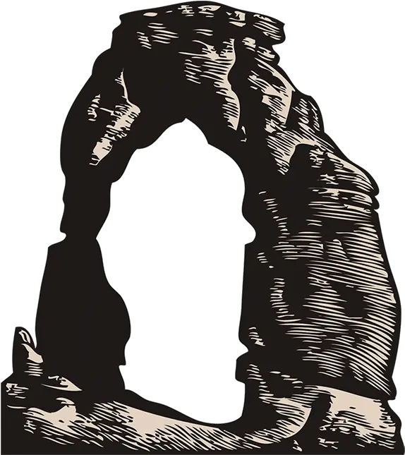 Arches National Park Icon Arches National Park Clipart Black And White Png National Park Icon