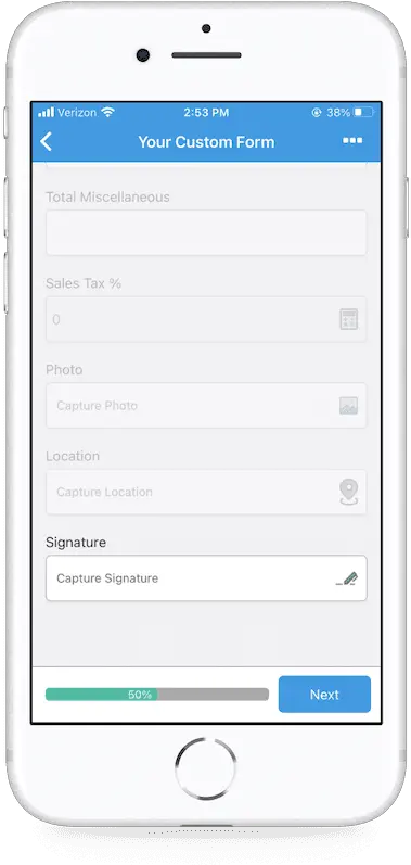 Gocanvas Mobile Business Apps And Forms Iphone Png Cell Phone Icon For Email Signature