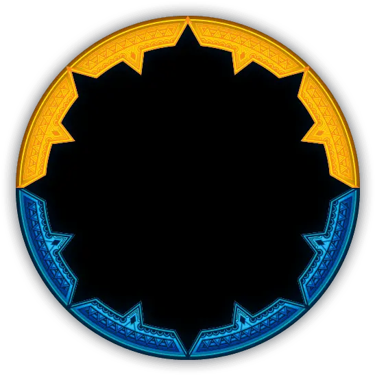 Download Hd Pokemon Moon Logo Png Circle Sun And Moon Png