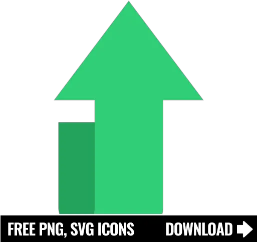 Free Up Curved Arrow Icon Symbol Vertical Png Curved Green Arrow Icon