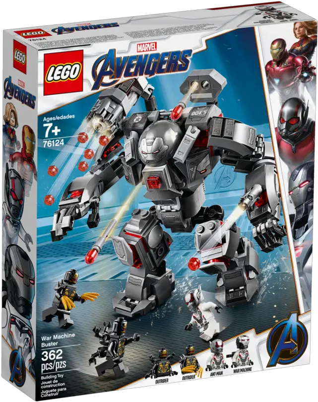 76124 War Machine Buster Lego Hulkbuster War Machine Png War Machine Png