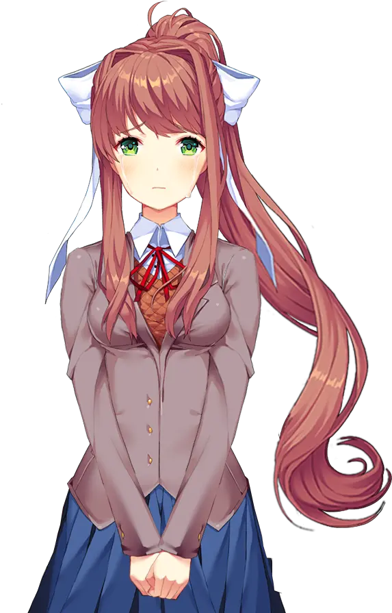 Doki Literature Club Nude Sprites Monika Doki Doki Png Doki Doki Literature Club Transparent