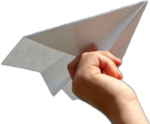 Hand Holding Paper Plane Transparent Hand Holding Paper Plane Png Paper Airplane Png