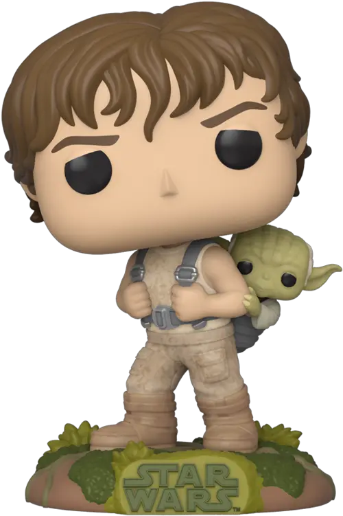 Pop Star Wars Empire Strikes Back Luke Skywalker U0026 Yoda Funko Pop Do Star Wars Png Luke Skywalker Png