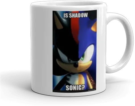 Is Shadow Sonic Make A Meme Magic Mug Png Shadow The Hedgehog Transparent